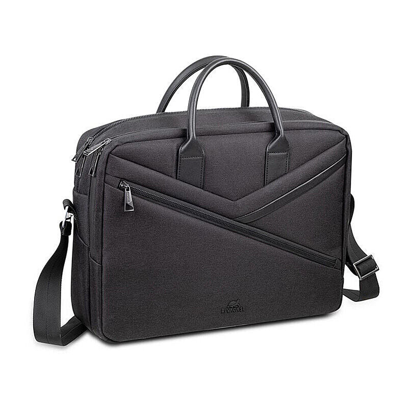 RIVACASE Clark-ECO Laptop Bag 15.6" - Black [8134]