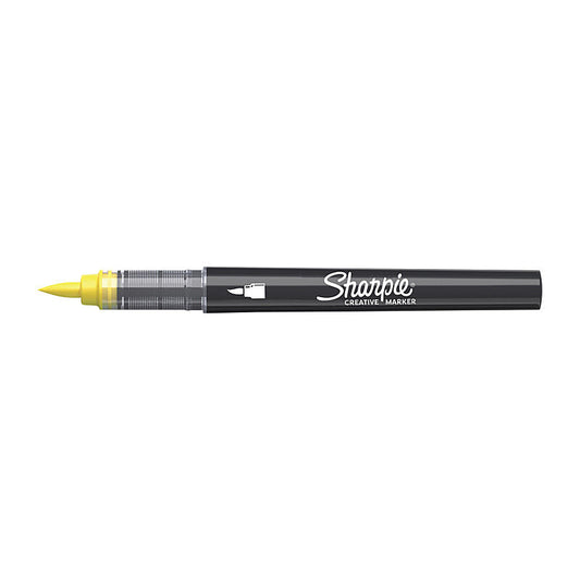 SH Creative Mrkr Brush Ylw Bx6