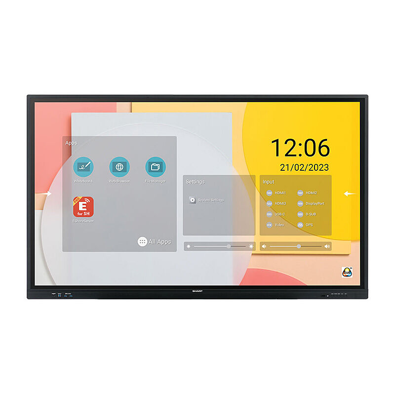 SHARP LC-Series 86'' touch