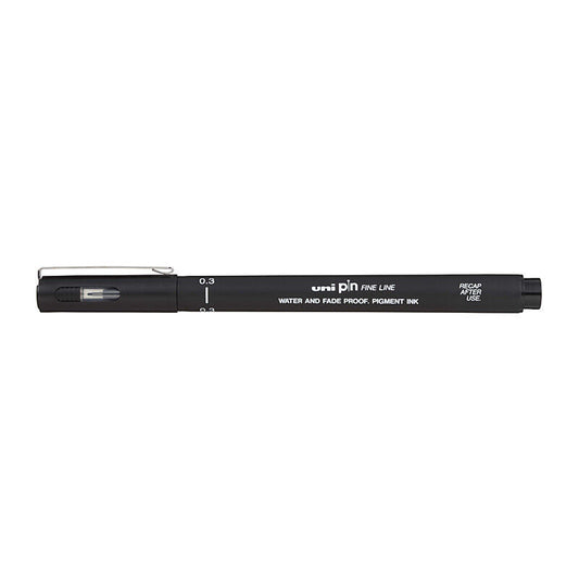 uni Pin FineLiner 0.3 Blk Bx12