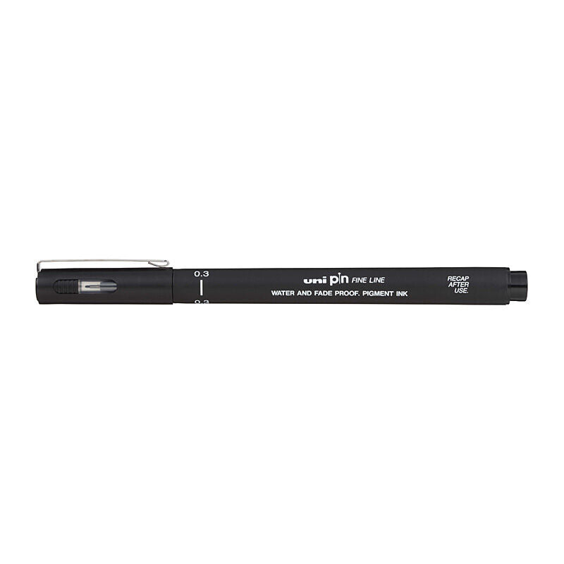 uni Pin FineLiner 0.3 Blk Bx12