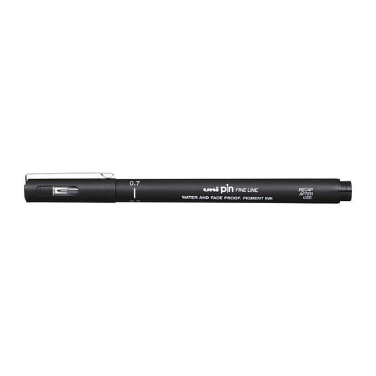 uni Pin FineLiner 0.7 Blk Bx12