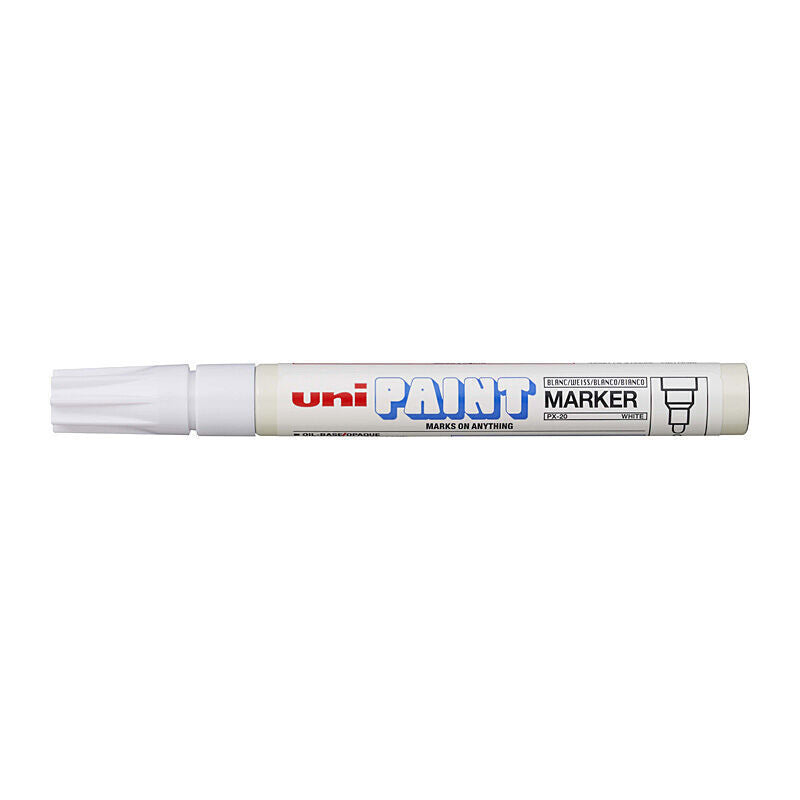 uni Pnt Mrk Blt PX20 Wht Bx12
